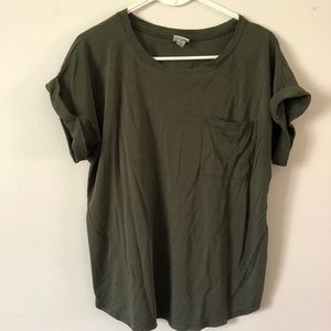 A New Day army green top size XXL XL L
